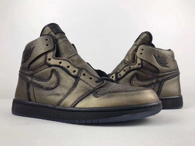 Air Jordan 1 Wings Bronze Black Shoes